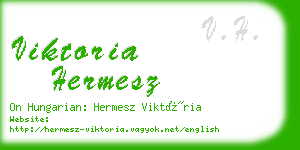 viktoria hermesz business card